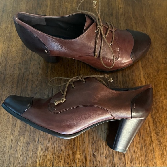 Everybody by Moda brown Leather Heeled Booties,  Comfort Shoes EU 37. - Picture 10 of 15